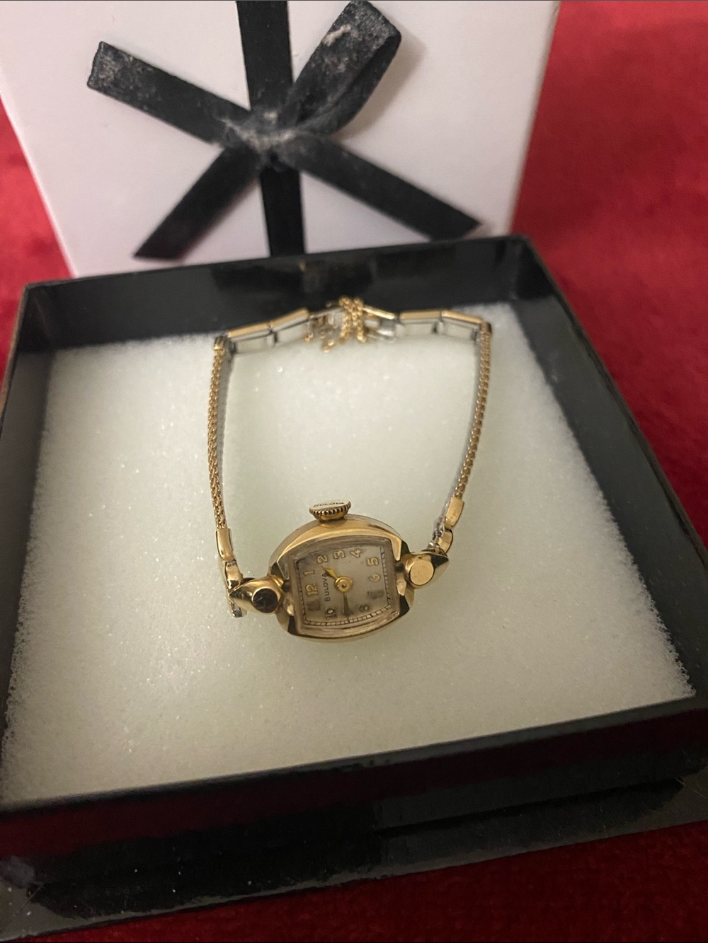 Vintage Solid 14K Gold Case Bulova Cocktail Manual-Wind Ladies Watch! Runs!! - Picture 13 of 14
